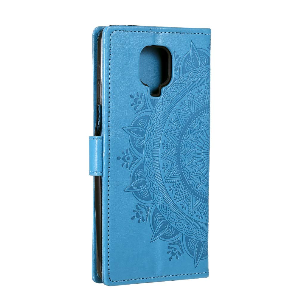 CoverKingz Custodia A Portafoglio Per Xiaomi Redmi Note 9 Pro - Motivo Mandala Oro Rosa, Con Slot Carte - 4