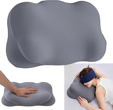 Cloud Pillow - Ergonomic Memory Foam Pillow, Memory Foam Pillow for Neck Grey