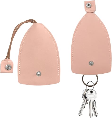 Augeny 2 fundas para llaves de automóvil, bonita funda extraíble para llavero, de piel sintética, soporte protector de gran capacidad, accesorios disponible en Yaxa Venezuela