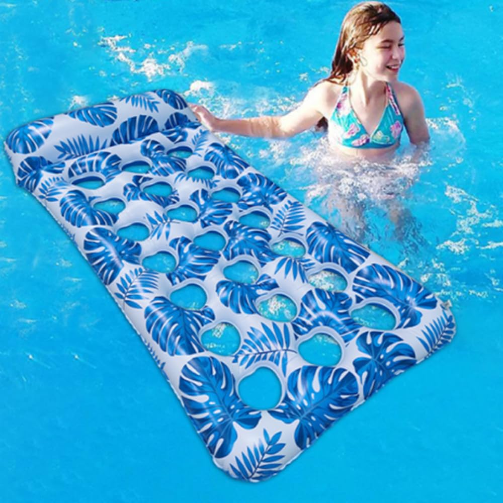 Oversized Pool Float Lounge, Inflatable Pool Floats Raft72.8