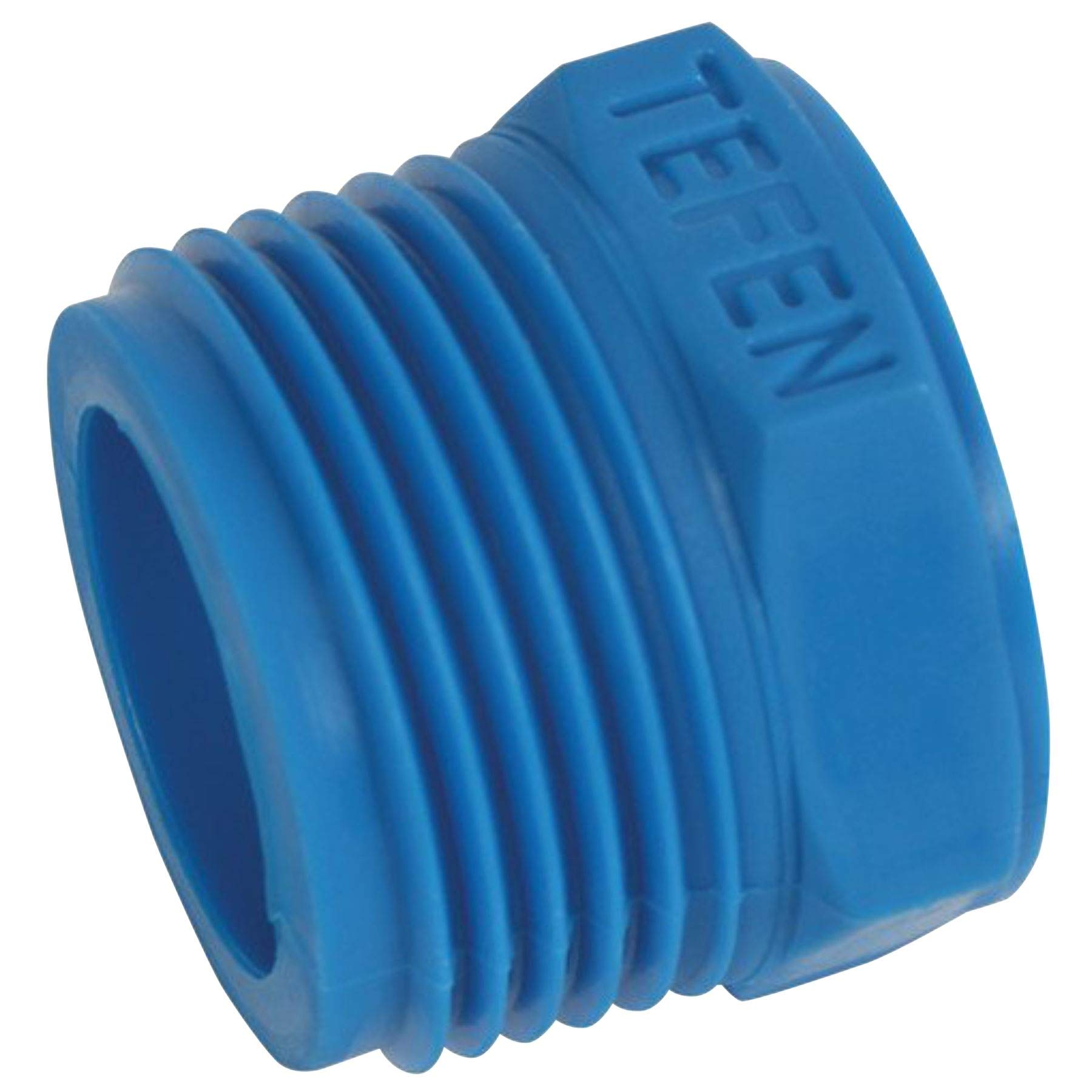 Tefen Blue Reducing Bush 3/4" X 3/8" Nylon Hose Fitting, Coupling,