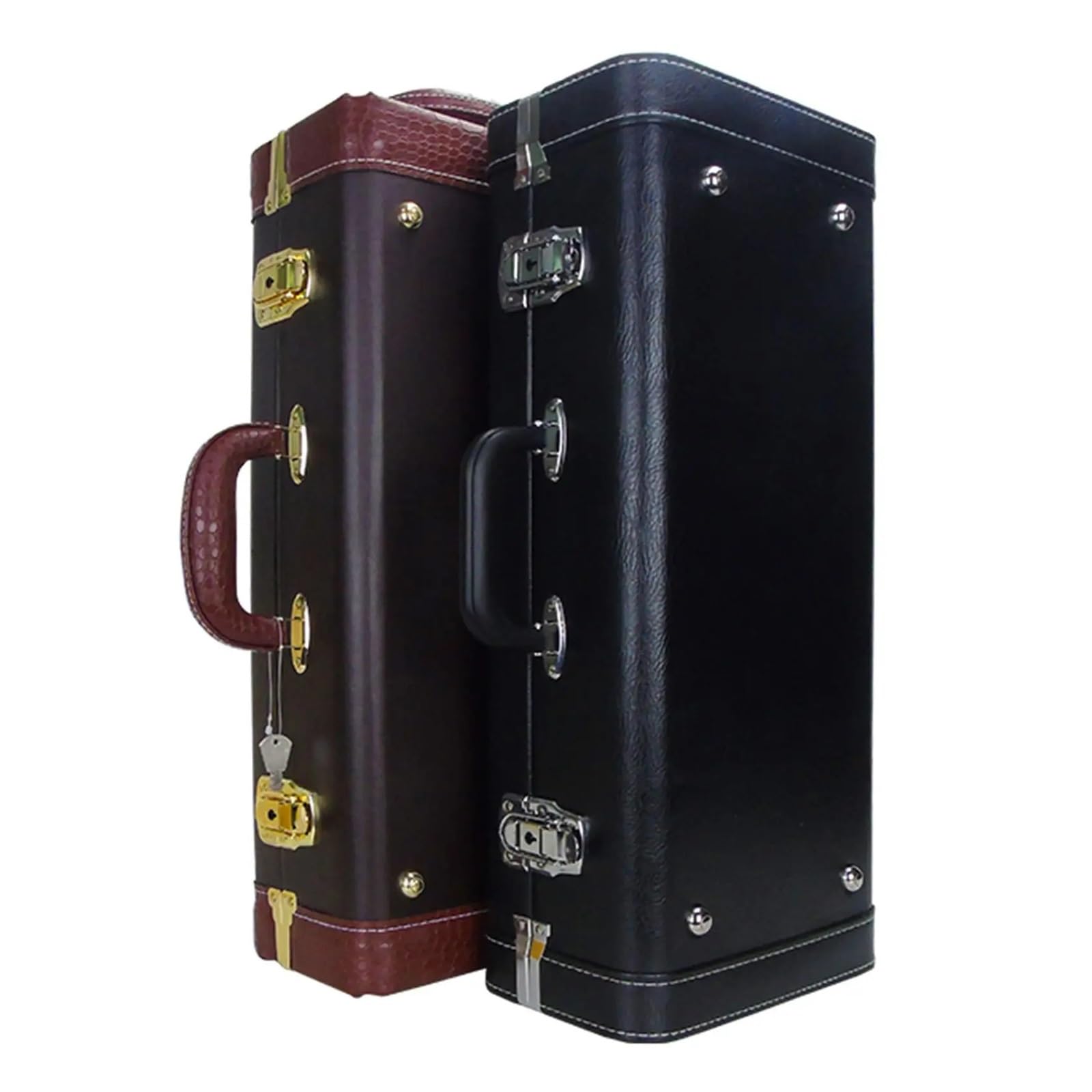 Scatola Portaoggetti for Custodia for Tromba | Borsa for accessori for strumenti musicali for concerti all'aperto(Black)