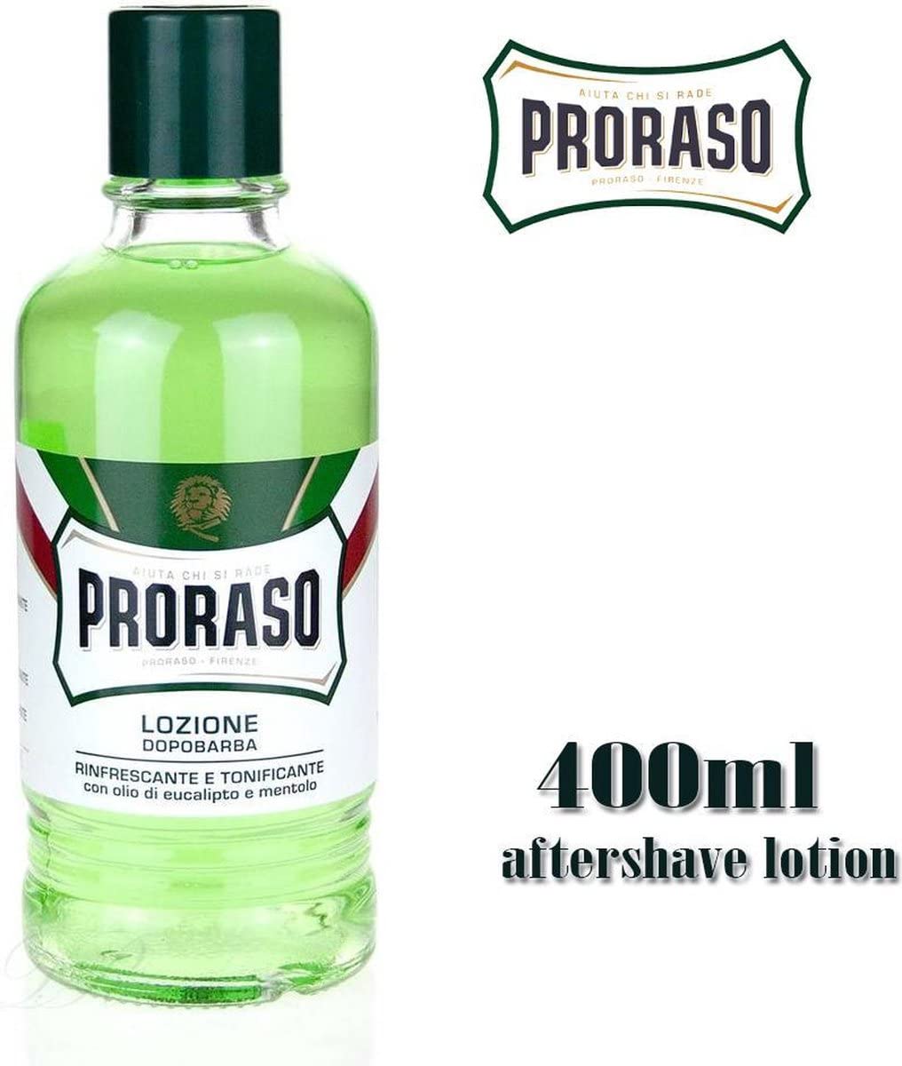 Proraso lozione dopobarba olio di eucalipto e mentolo 400ml + spruzzino compatibile