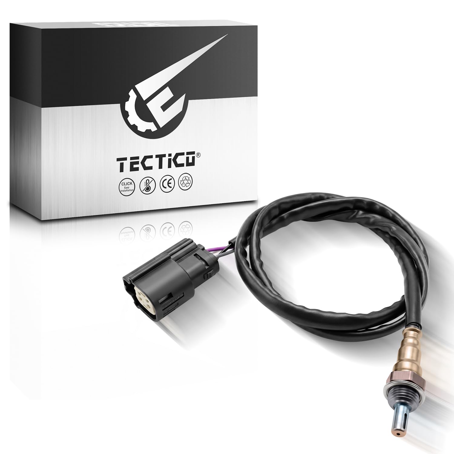 TECTICO Sonde Lambda Arrière Capteur D'oxygène 32700006 250-241066 932-14066 Compatible avec Harley-Davidson, 1 pièce