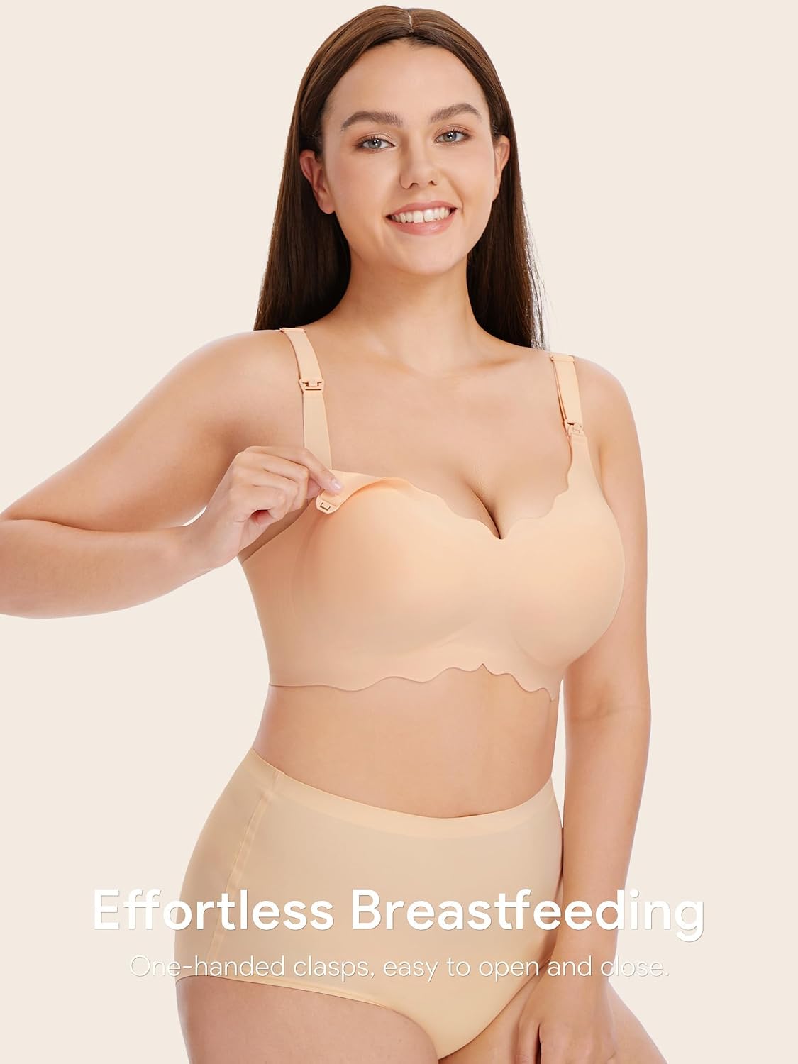 Angelhood Nursing Bras for Breastfeeding Ultra Comfort Seamless Maternity Bra Pack Wireless Pregnancy Bralette Bra Extender