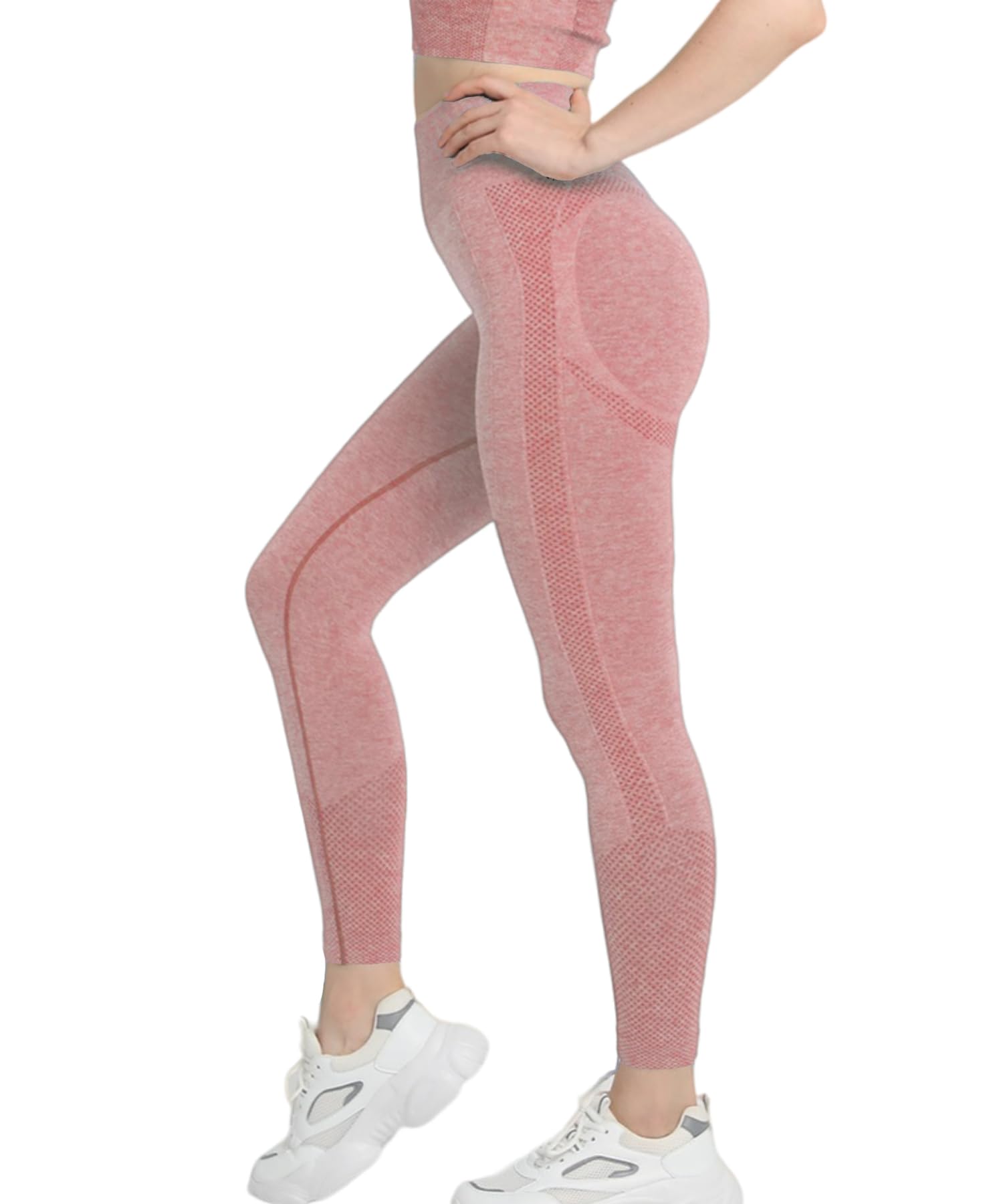 Merlvida Leggins Sportivi Donna Vita Alta Leggings Push Up Pantaloni Palestra Controllo della Pancia Anticellulite Pantacollant Opaco Elastici Tuta Collant Abbigliamento Sportivo Donna Yoga Fitness