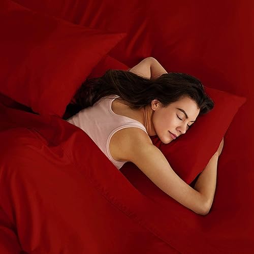 Miniatura 3 de Juego de sábanas de algodón de 5 piezas de 400 hilos, 100% algodón de calidad egipcia, bolsillo de 30 pulgadas de profundidad de sábana bajera,