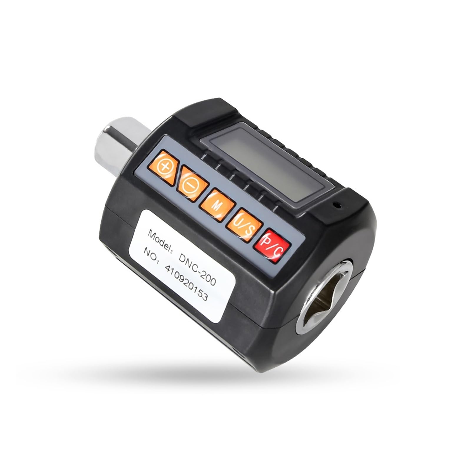 Misuratore di coppia digitale 1/2 regolabile for riparazione auto di biciclette Adattatore di coppia digitale Misuratore di coppia elettronico Utensili manuali(13.5-135Nm)