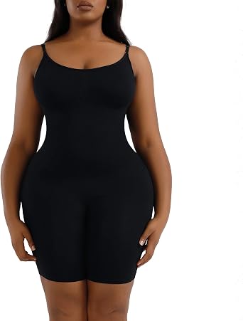 DREAM SLIM Shapewear for Women Tummy Control Sculpting Thong Full Bust Body Shaper Shorts Butt Lifter Thigh Slimmer Bodysuit