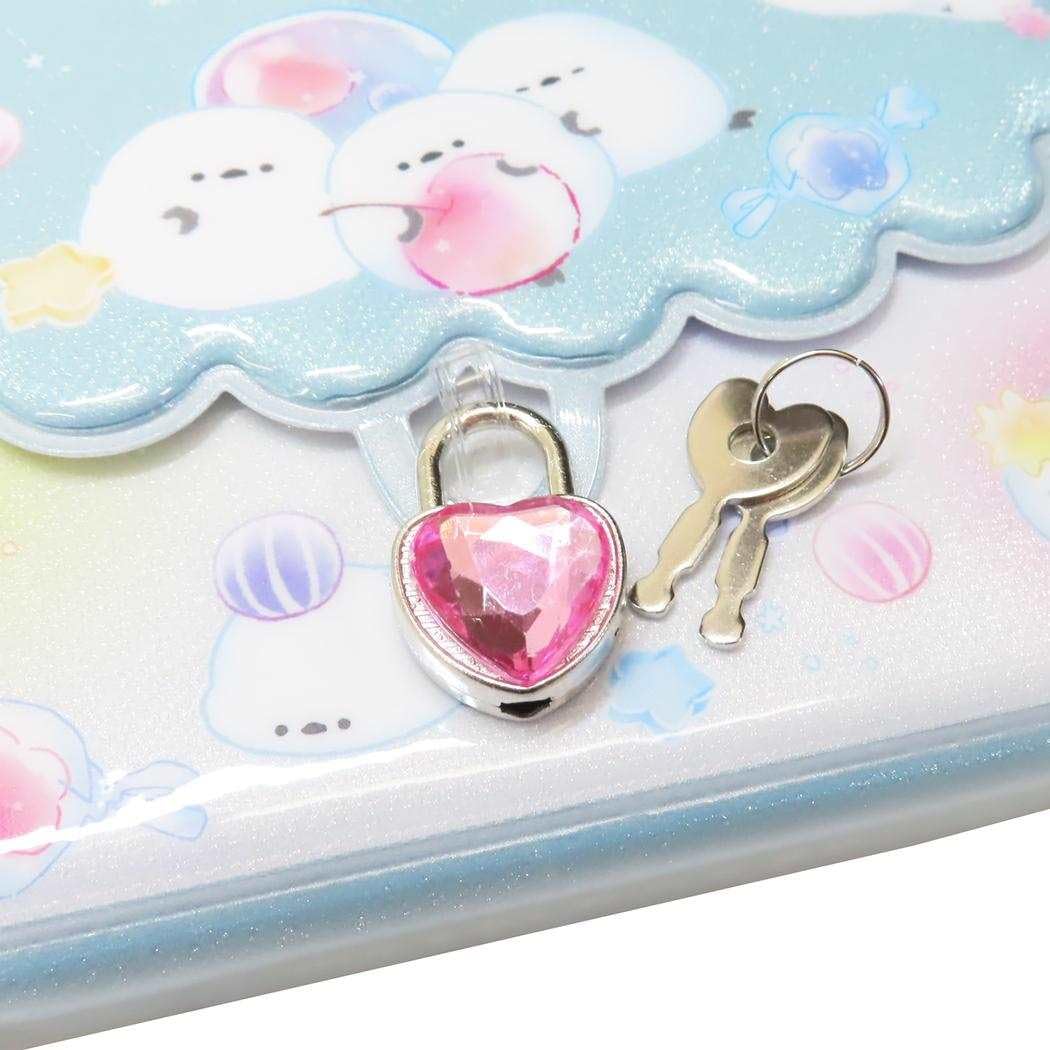 Amazon | [シール帳]カギつきバッグマイシールバインダー/もちえなが