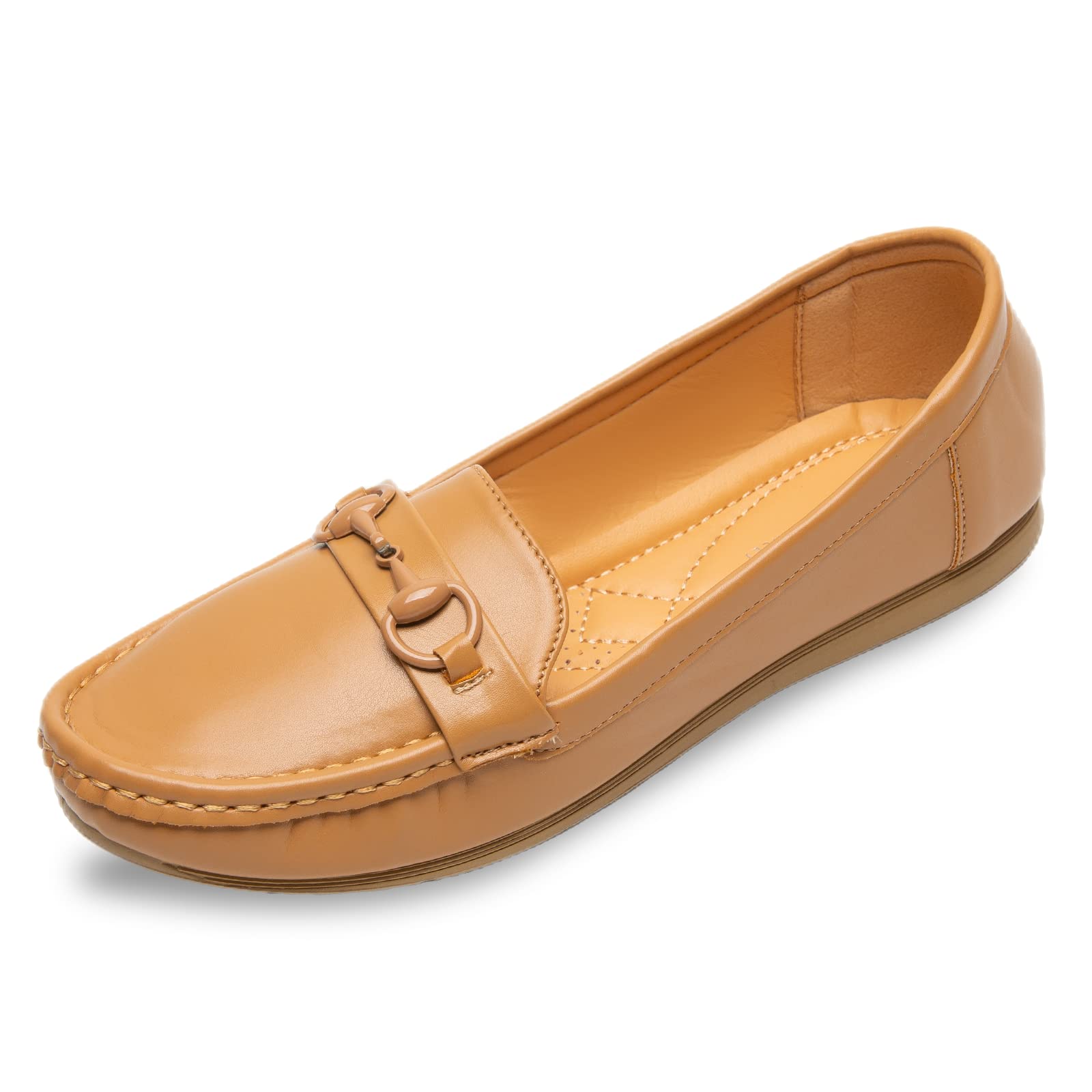 Sixth Street Womens Casual Ballerina Ballet Flat-(Camel) -(Size-37) (B0B7X3B2RS) Amazon Price History, Amazon Price Tracker