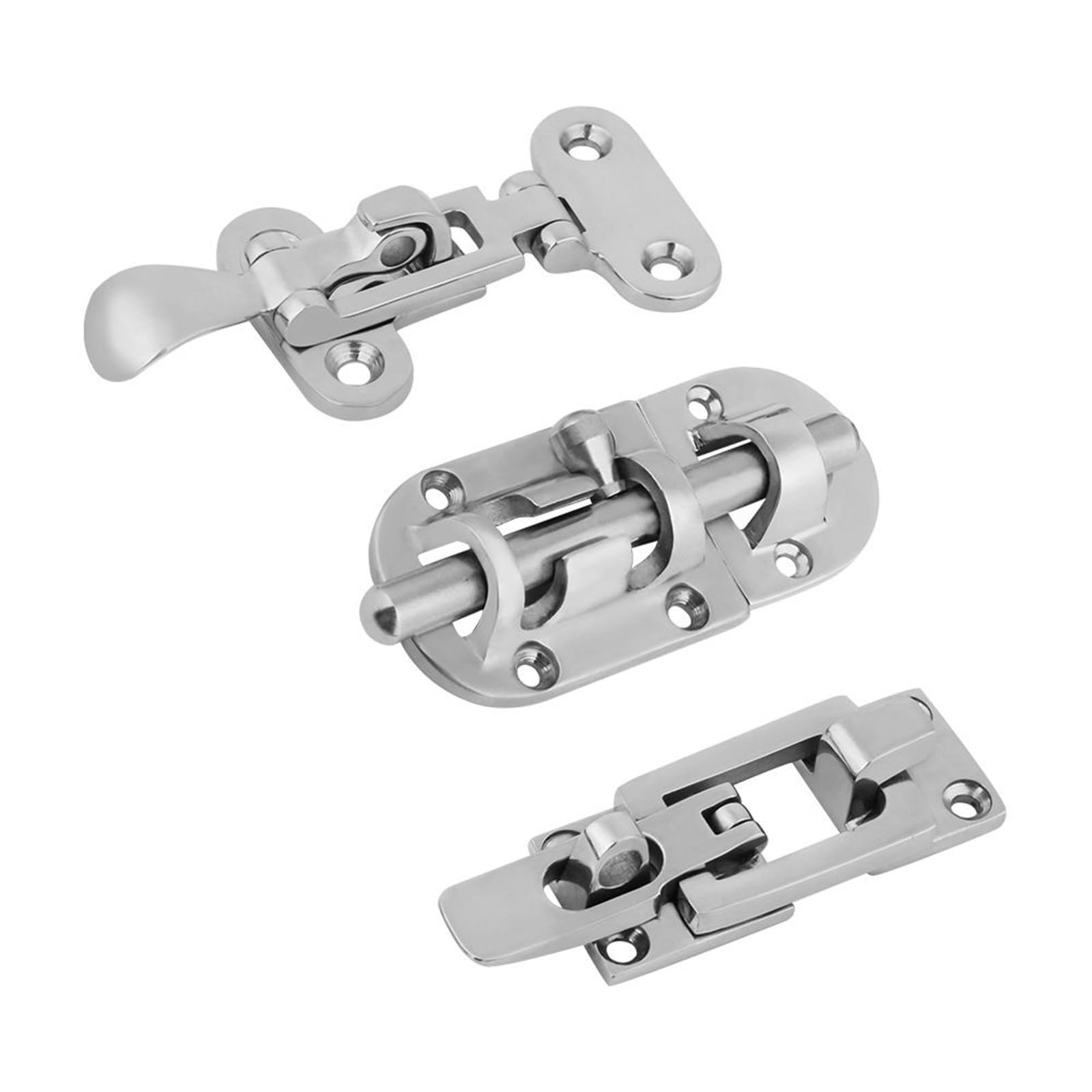 1pcs Hardware Boat Accessories Shackle Stainless Steel Locker Deck Lock Hatch