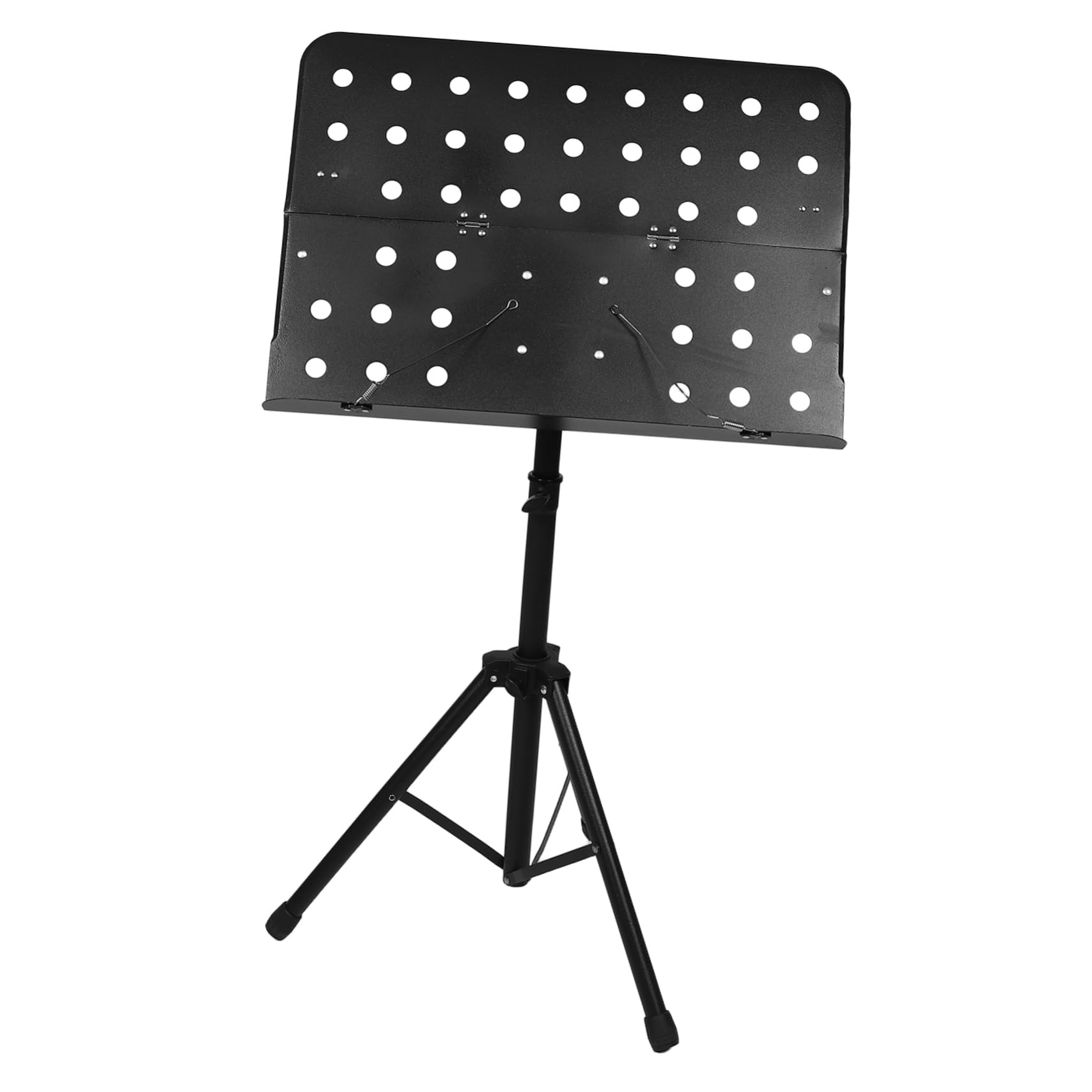 Pupitre de Partition Noir Pliable à Hauteur Réglable pour Guitare