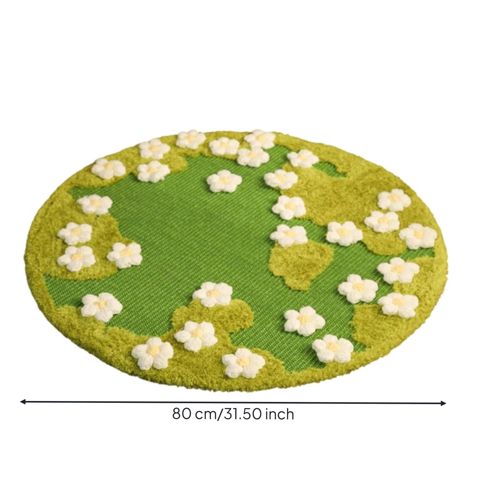 Baoblaze Tapis Grattage Circulaire pour Chat avec Texture Mixte Vert Tissé et Moelleuses pour Détourner s Sols et Meubles Précieux Confortable pour avec Animaux