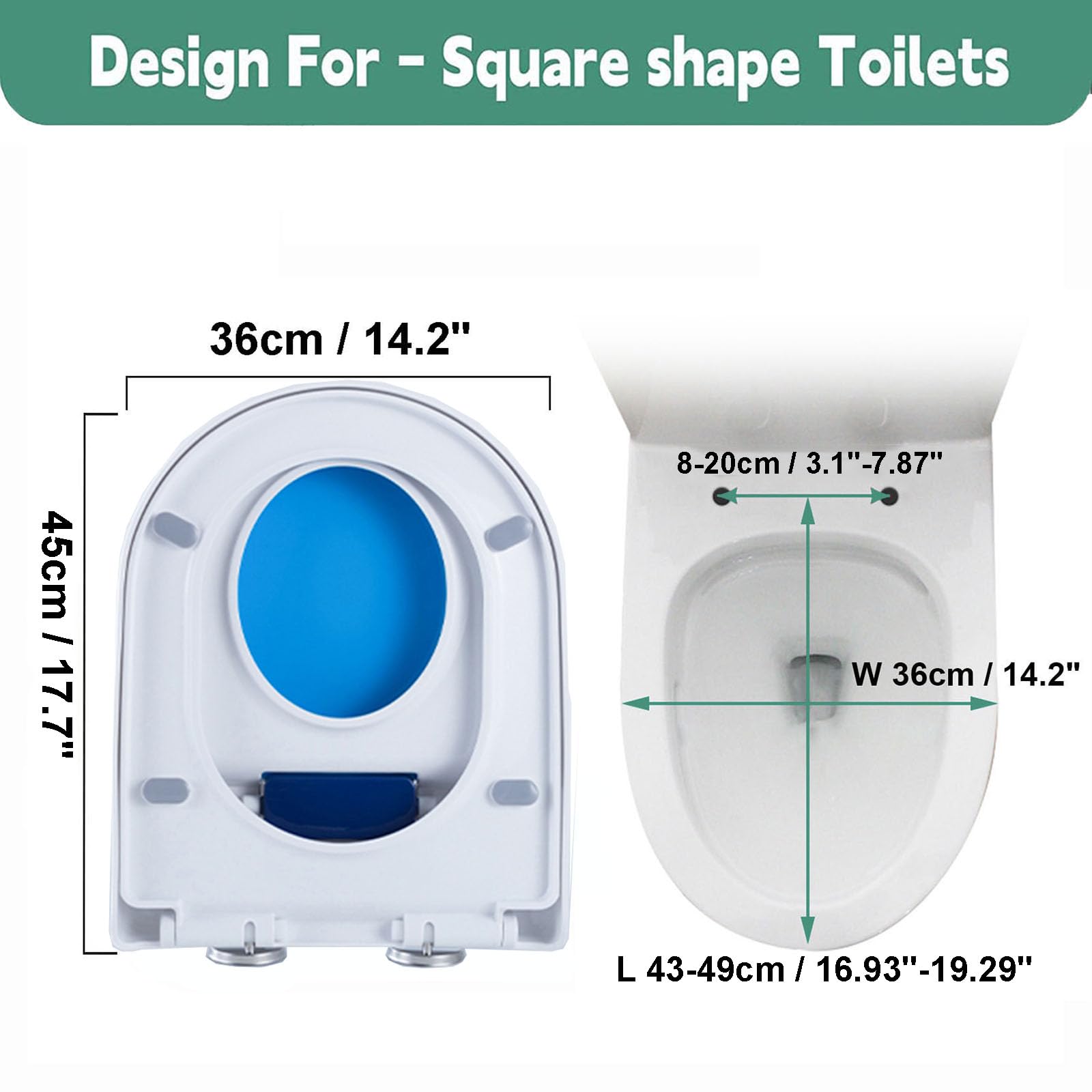 IBOWZ Tapa de WC Silla de bebé en Forma de D con Asiento Infantil Integrado, para IR al baño, 45 x 36 cm, Color Naranja