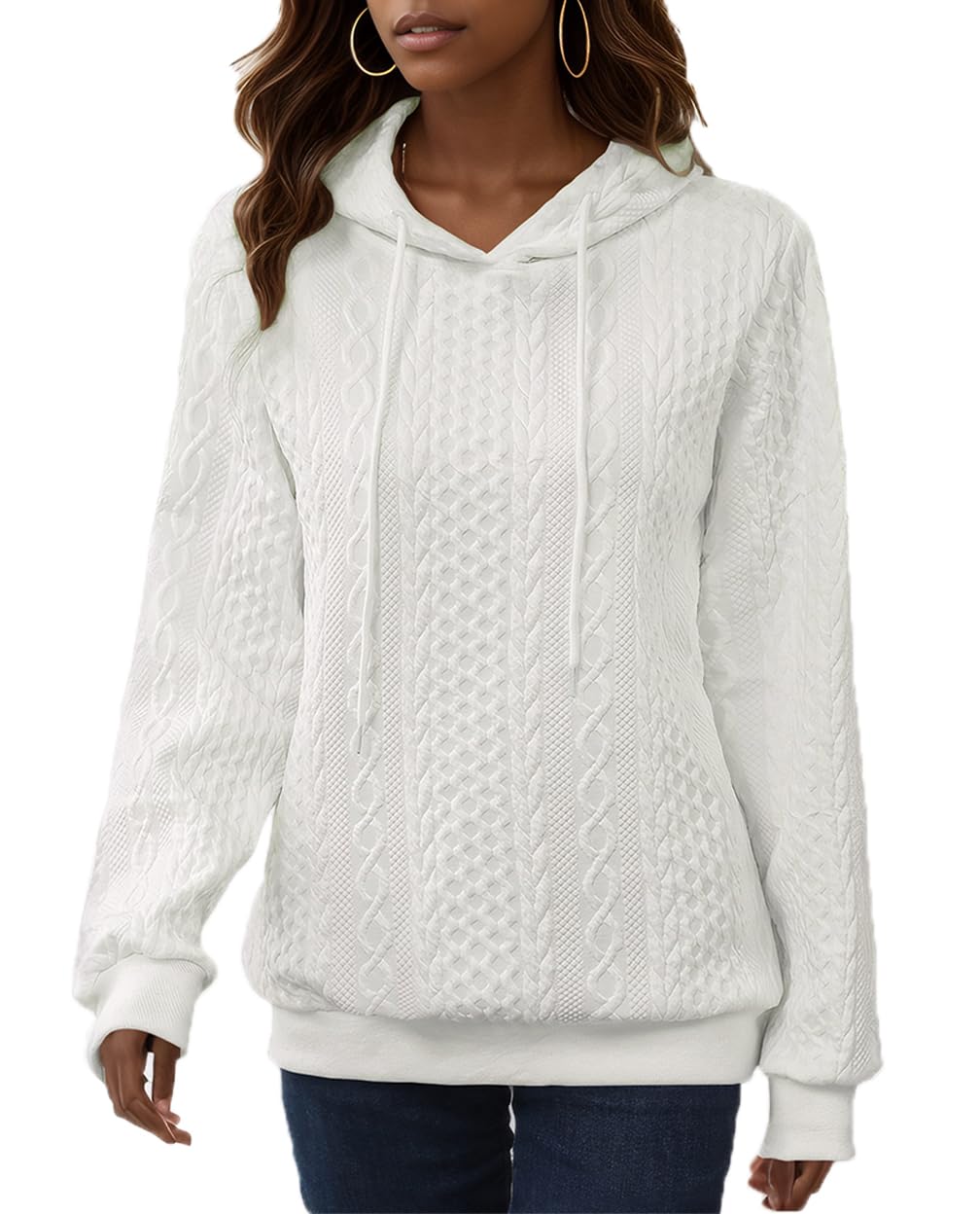 YeGine Womens Hoodies Oversized Hooded Sweatshirt Casual Long Sleeve Drawstring Pullover Tops