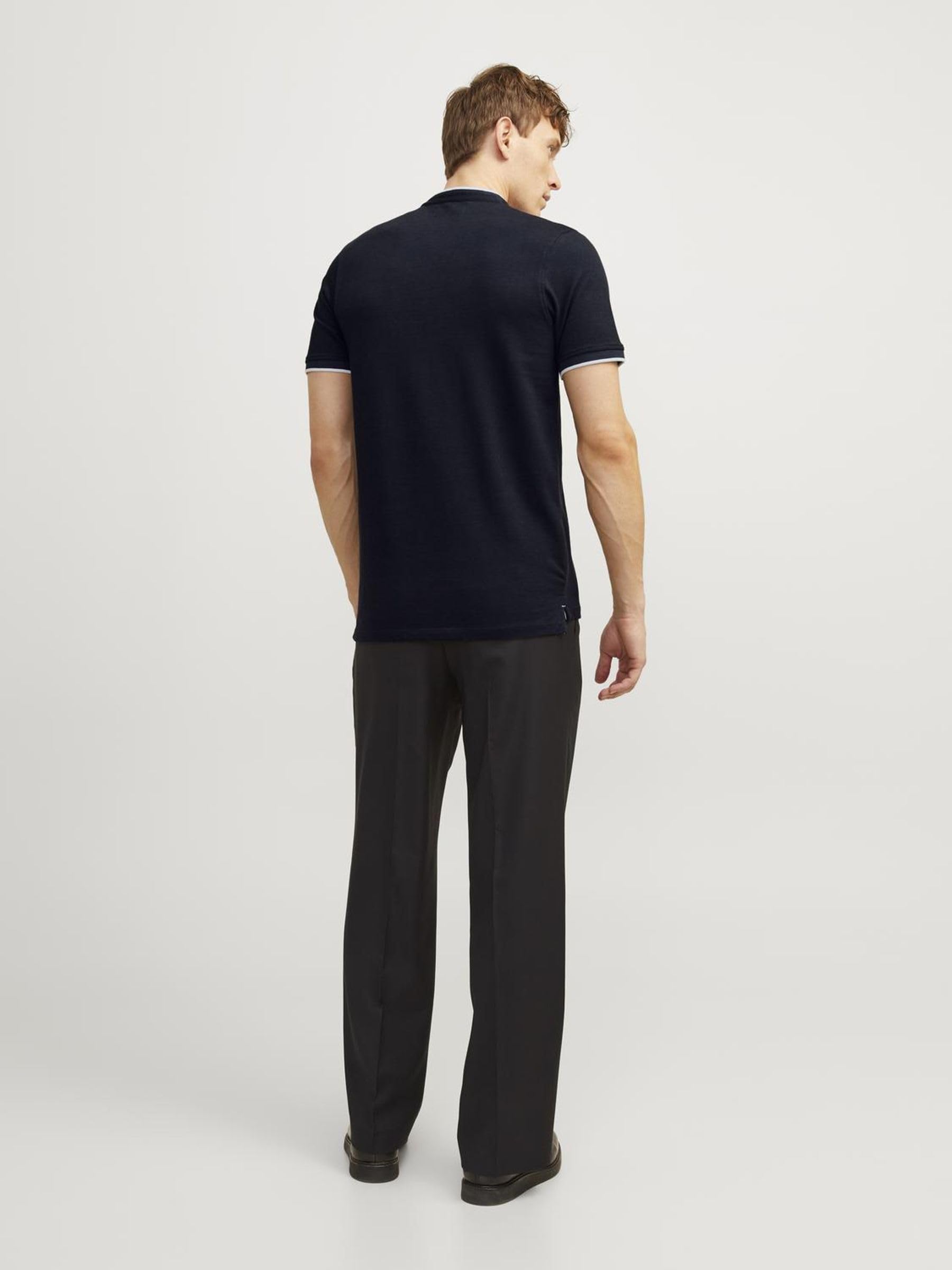 JACK & JONES Polo Plain Shirt Collar Polo