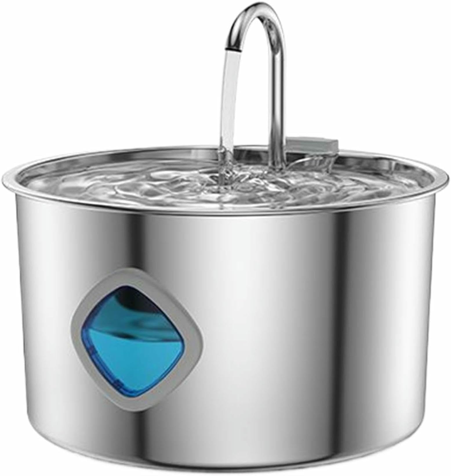 Acciaio Inossidabile con Acqua di Gatto, 3,2 Litri di Bere Gatto di Acqua, Bocchetto in Acciaio Inossidabile Forniture Automatiche per Animali Domestici per Annaffiare