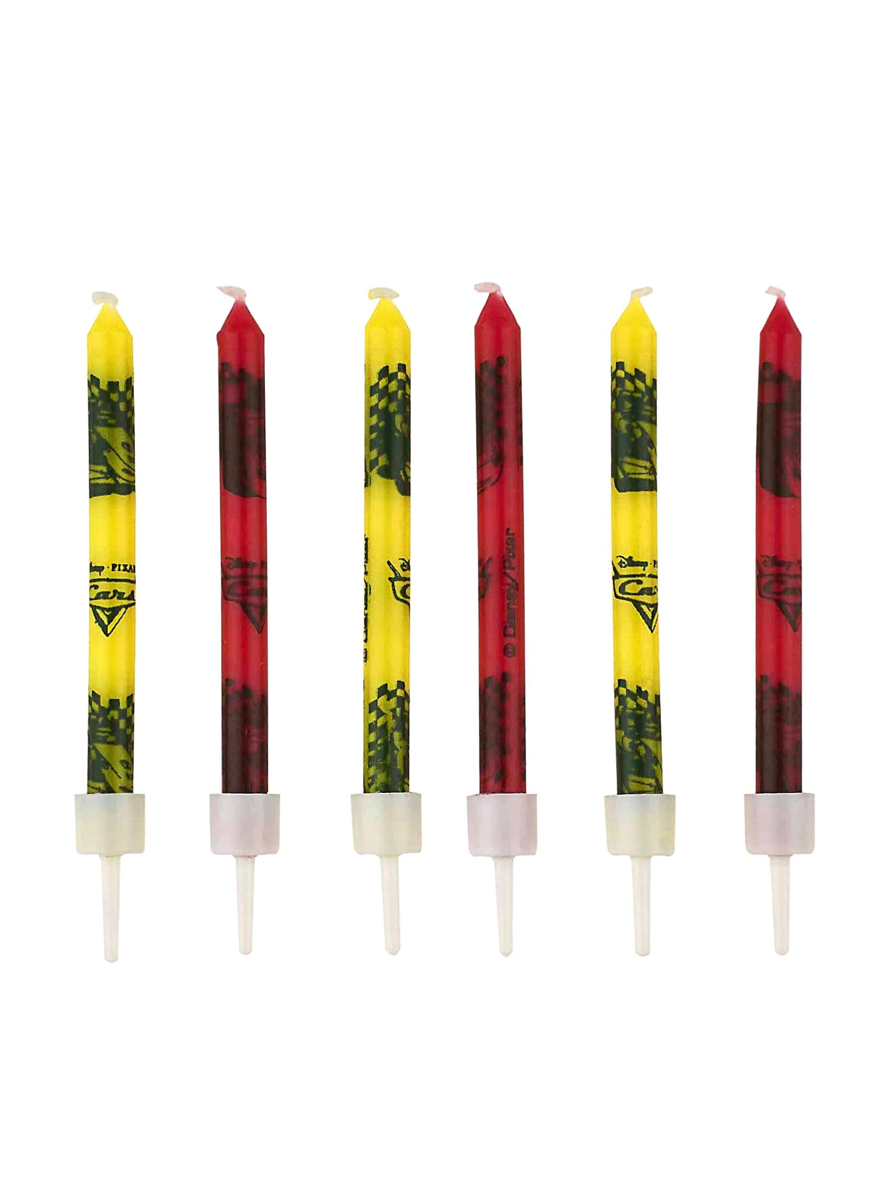 Disney Unique Party 71428 Cars Birthday Candles, Pack of 12