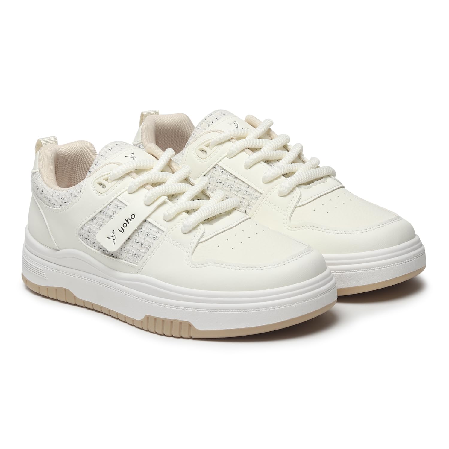 UrbanDash Sneakers for Woman | Strong Grip, Thick Laces, Cushioned Insoles | Comfortable & Stylish for Everyday Use Shoes for Woman/Girls/Ladies -0736