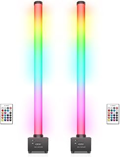LED Stage Light Bar: 360° Full Coverage Lighting - 60W 120LED RGB Pixel Tube - Remote DMX Control - Great for DJ Party Live Show Band Club Event