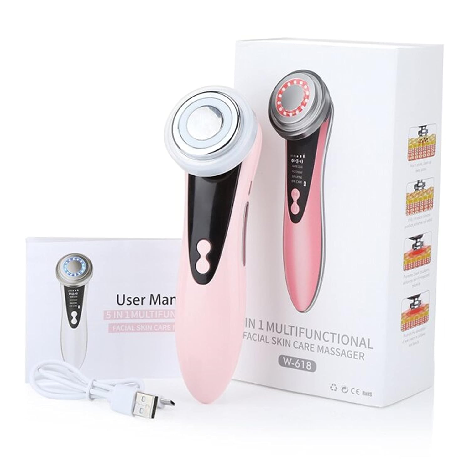 Device Brands Face Lift Machine Led Light Therapy Ems Photon Face Body Massager For Skin Lifting, Wrinkle Remover and Facial Massage, Relaxation and Skin Tightening Tool-image-21