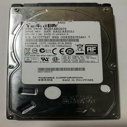 90% per 2.5 8 MB per interno per del computer portatile per MQ01ABD075 5400 RPM hdd 750 GB s-ata