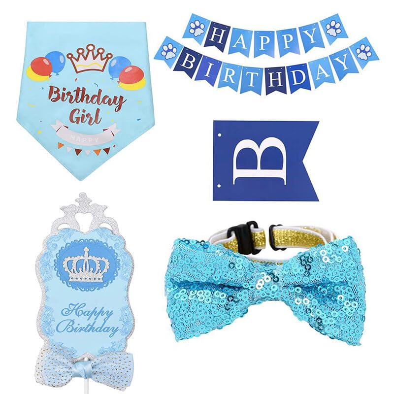 Set für Geburtstagsparty, Hundekrone, niedliches Tutu und Hut, lustiger Rock, verstellbares Zubehör, Haustiermode