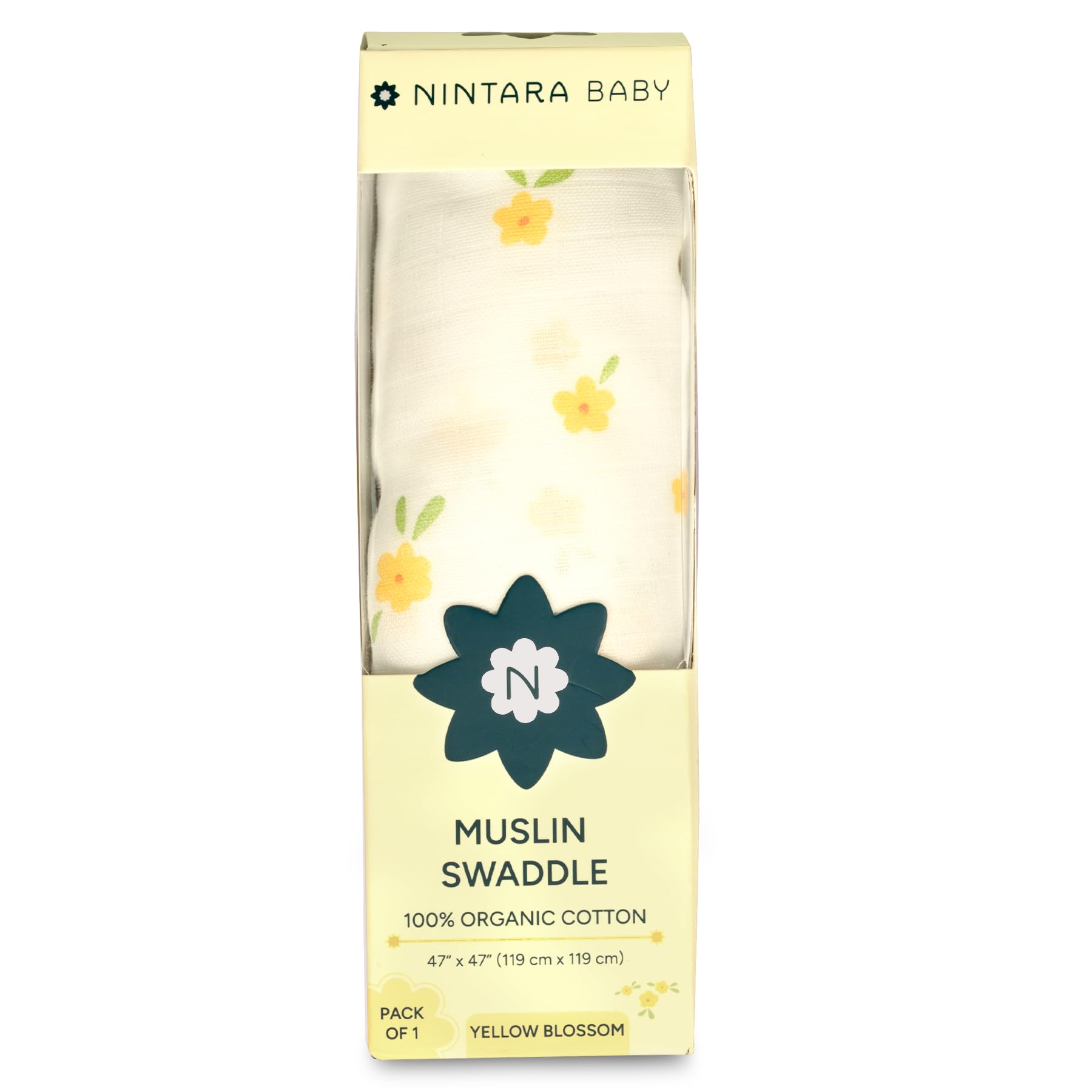 Organic Cotton Swaddle - Extra Large for Baby -15 Organic Cotton Swaddle - Extra Large for Baby -15