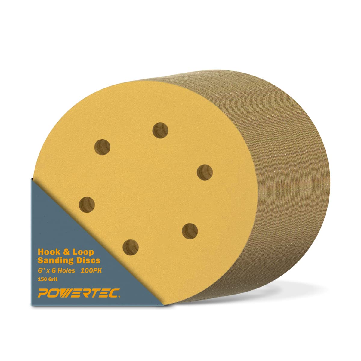 POWERTEC Sanding Discs - 5 Grit Assortment -13 POWERTEC Sanding Discs - 5 Grit Assortment -13