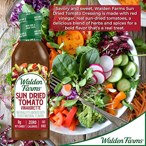 Walden Farms SunDried Tomato Vinaigrette Dressing, 12 oz. Bottle