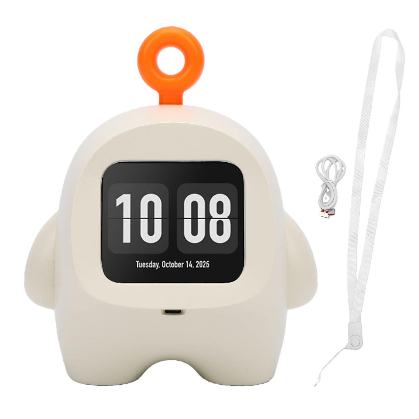 Fabater Robot de Escritorio AI, Mascota Robot Interactiva AI con Personalidad, Chat de Diálogo Inteligente, Compañero de Escritorio para Niñas y Niños con 37 Idiomas (White)