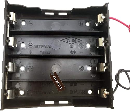 Miniatura 4 de Soporte para batería 18650, 3 piezas, 4 ranuras x 3.7 V, 14.8 voltios, caja de almacenamiento de batería DIY, en serie, caja de baterías de plástico