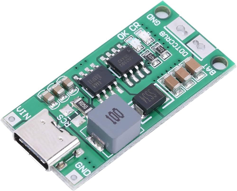 FlyRobo 2S-1A |18650 Polymer Lithium Ion Charger Type C to 2S 8.4V 1A Booster Module-image-8