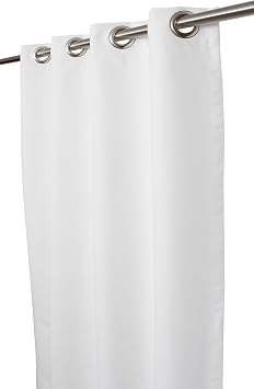 Outdoor/Indoor Sunbrella Curtain 120 inch x 50 inch Water Resistant/Weather Resistant with 8 Stainless Steel Grommets Play Snow