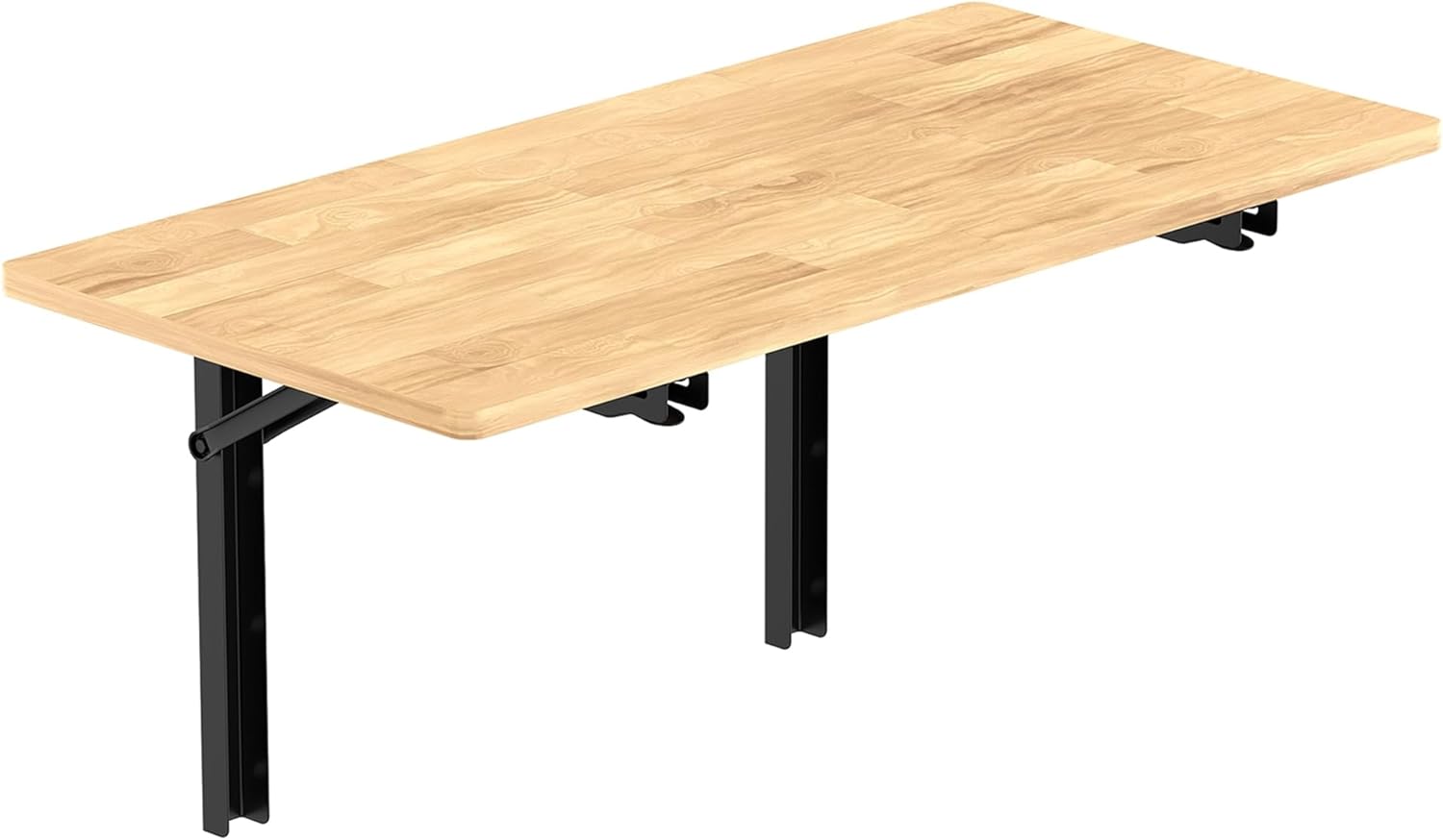 TORACK Heavy Duty Wall Mounted Folding Workbench, Space-Saving Collapsible Wall Table/Desk for Garage Workshop, Holds Up to 550 lbs(Board Size: 32 x 18 in) 32x18 inch