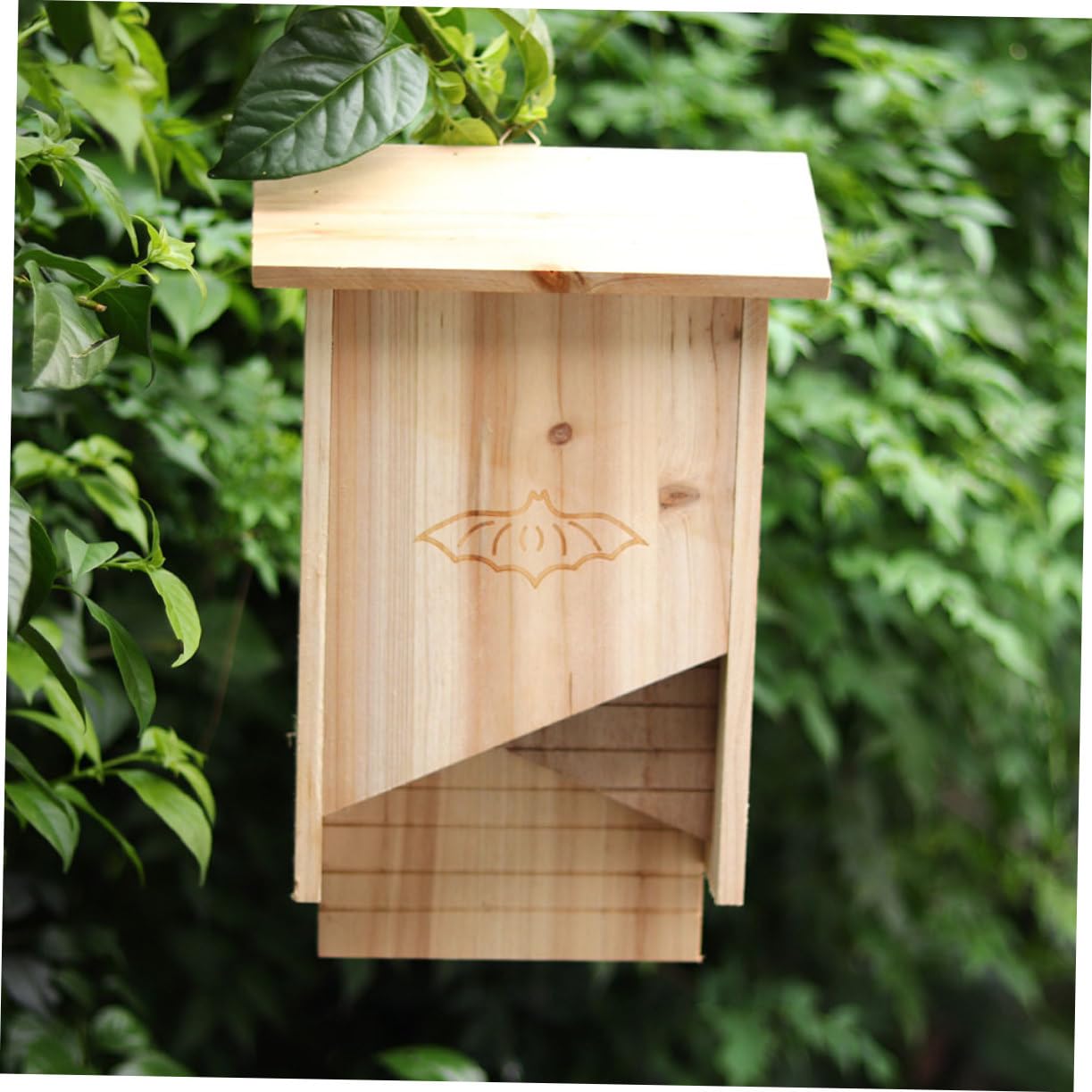 Outdoor Fledermaushaus Aus Wetterbeständiger Bat Shelter Für Garten Und Hinterhof Praktisches Nistkasten-Design Einfach Zu Transportieren Bedienen Für Tierliebhaber