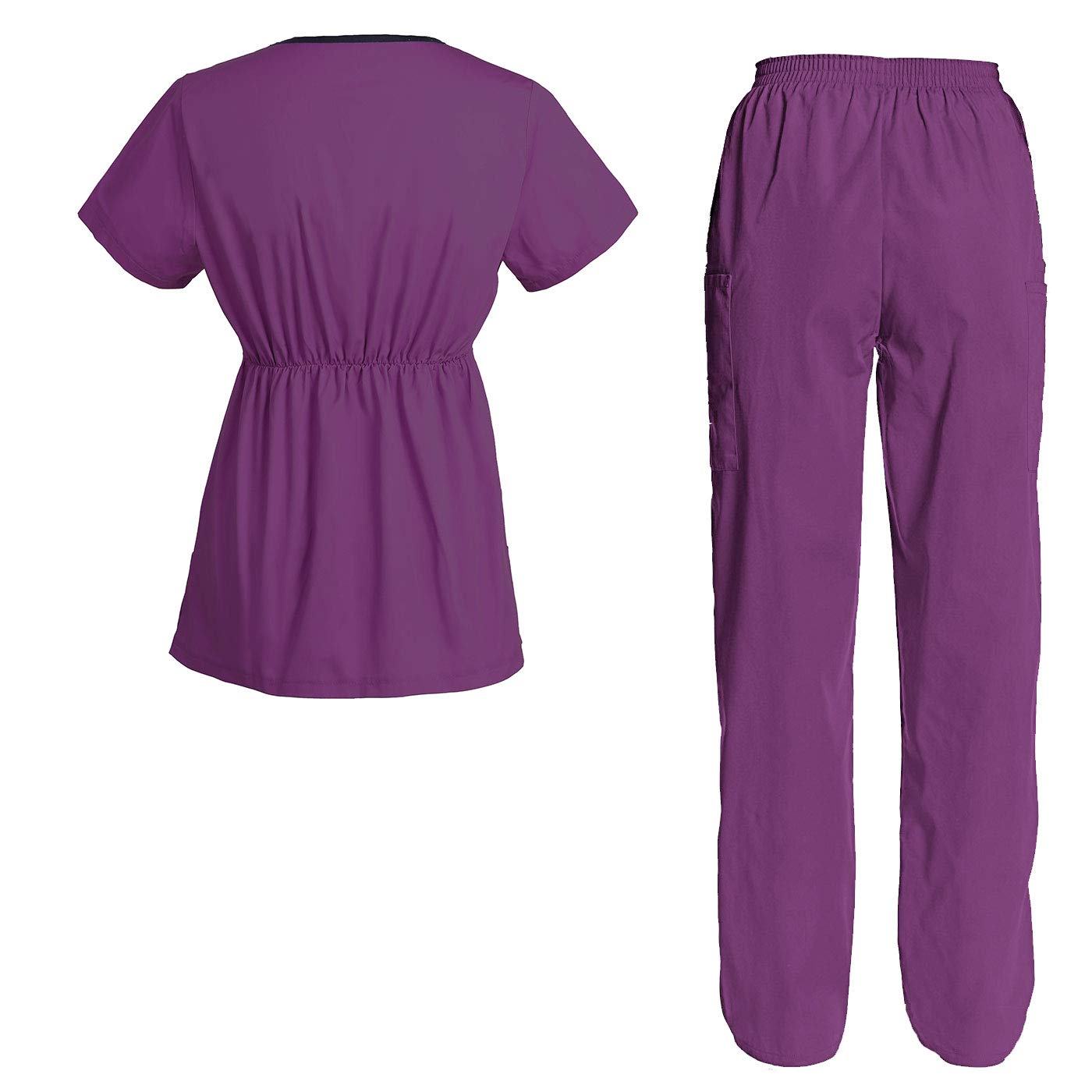 TAILOR'S Women's Scrubs Set Scrub Top and Pants Scrubs Set