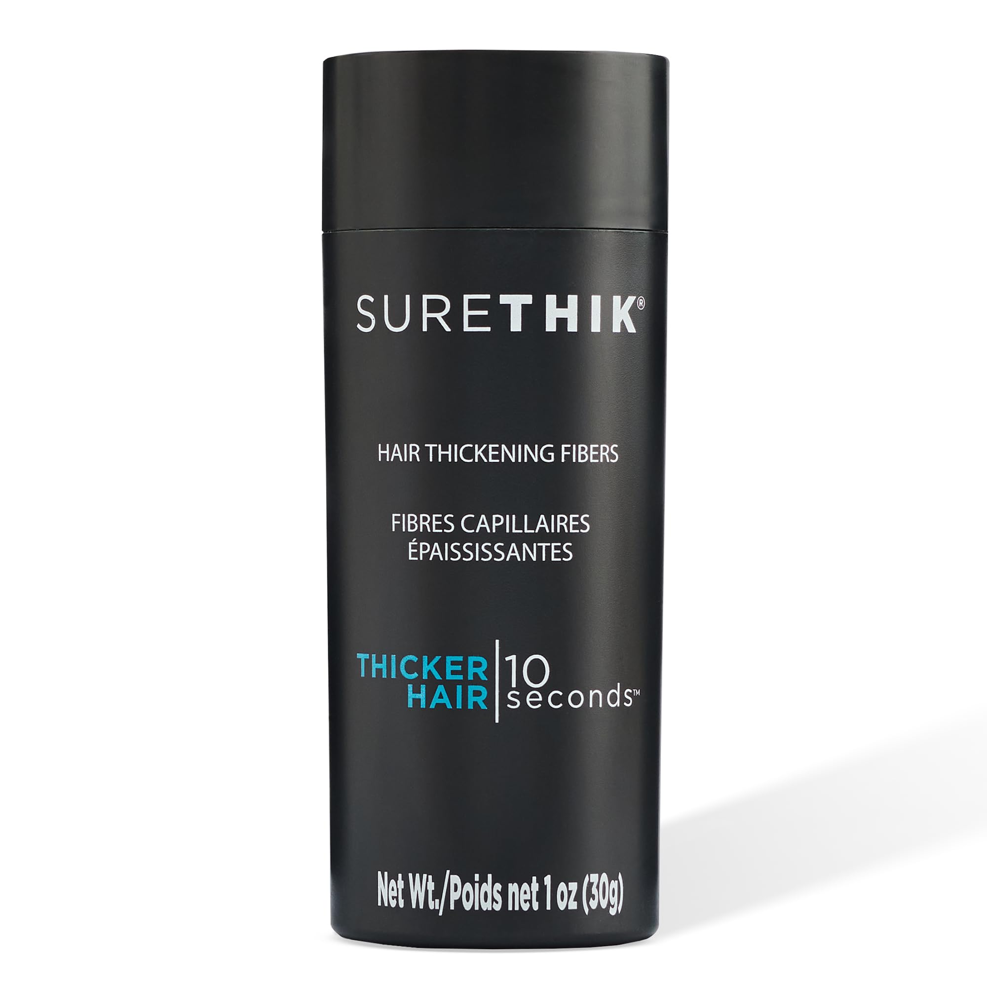 SureThik Hair Thickening Fibers (30g, Grey) - Lightweight Volume Maximizer & Building Hair Fibers for Thinning Hair