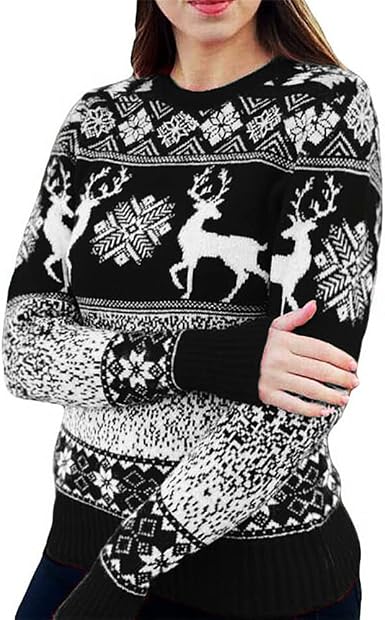 Snowflake Xmas Tree Knitted Jumpers 