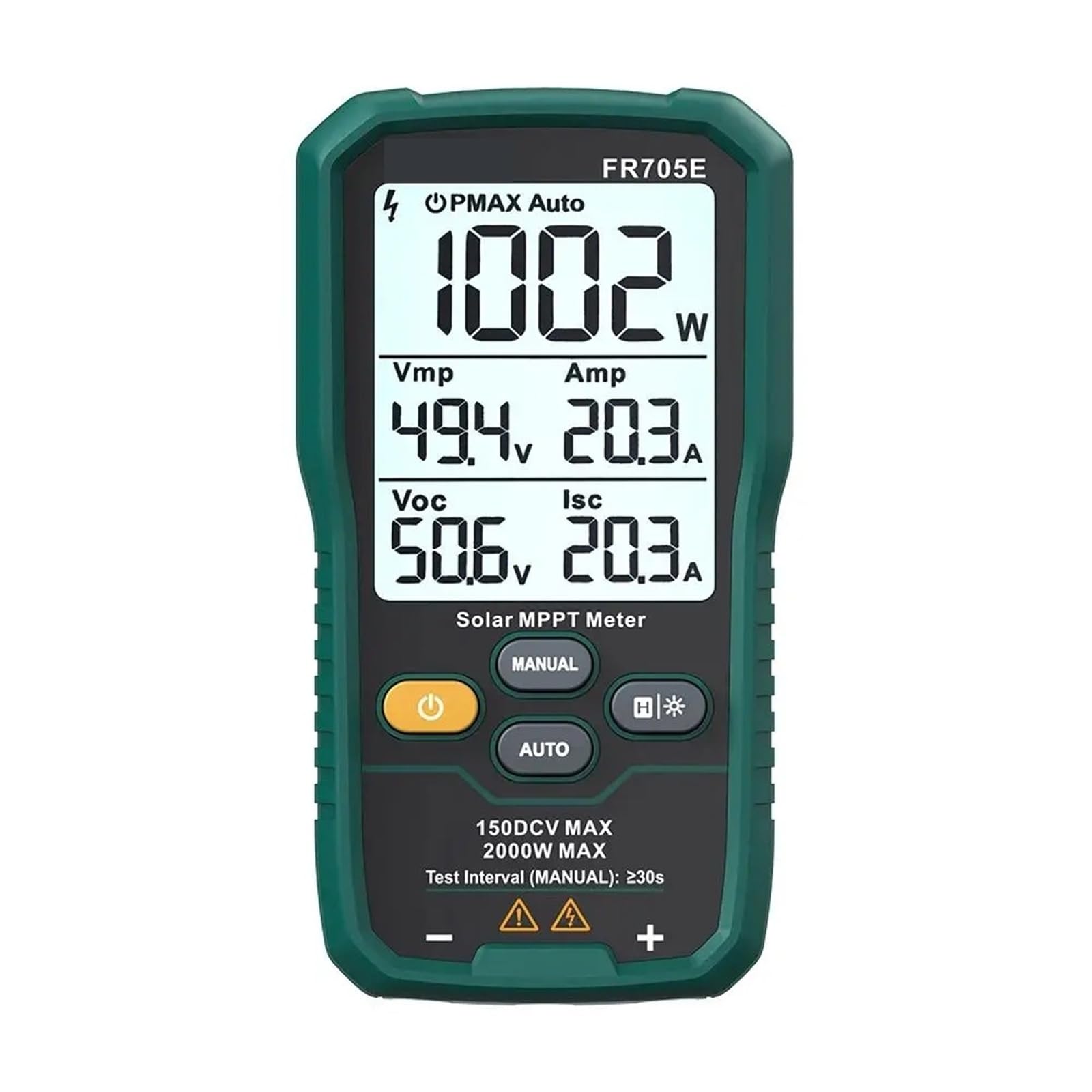 Analizador de calidad de energía, Analizador de energía Solar, probador MPPT, protección inversa, medidor potencia mantenimiento del automática