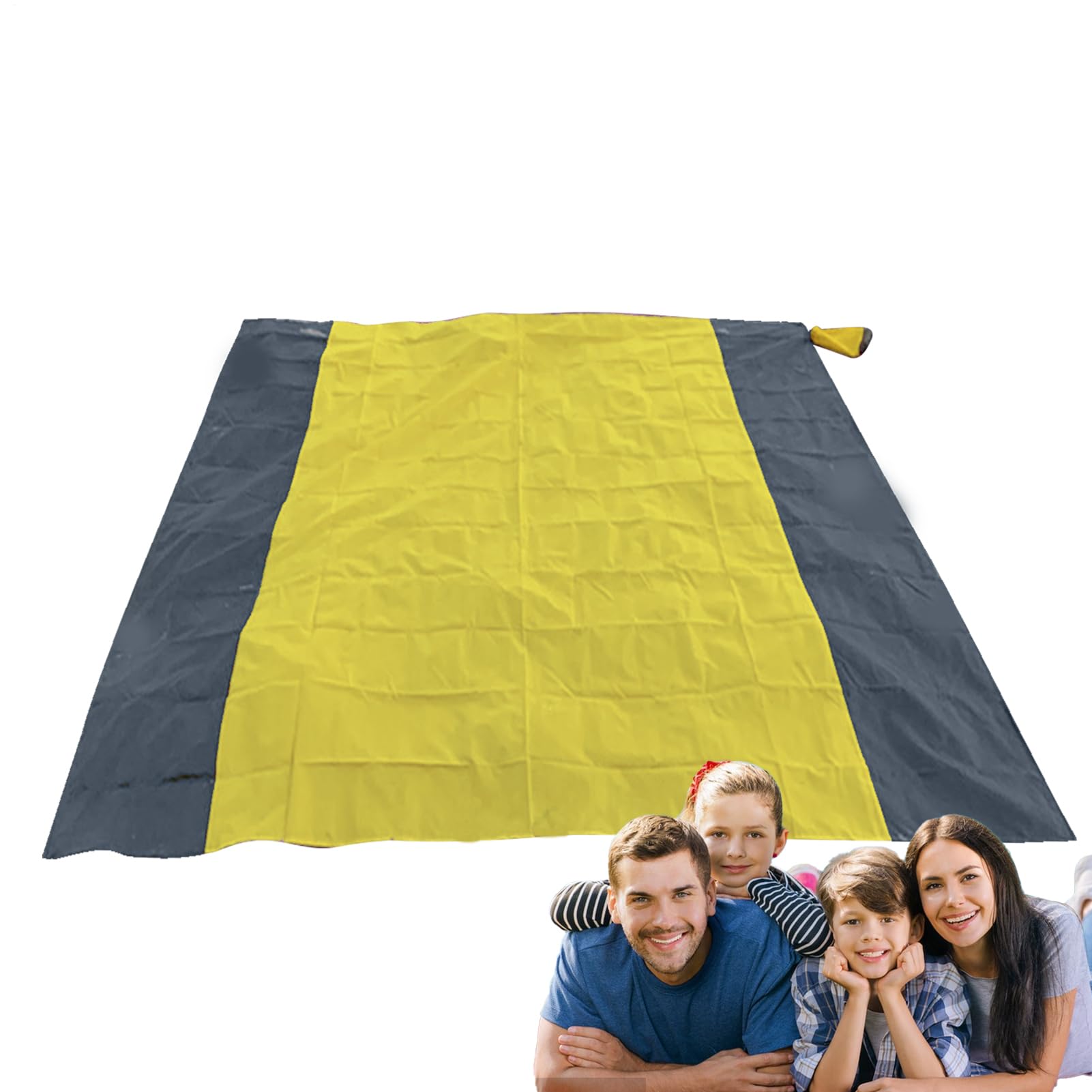 Waterproof Beach Blanket - Sandless Mat, Foldable Outdoor Rug | Lightweight Travel Mat for Picnic, Camping, Hiking or Beach Use, Durable Ground Sheet with Weather Protection