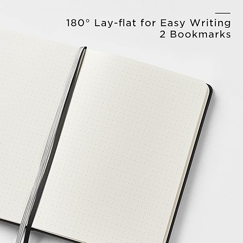 Miniatura 3 de &And Per Se - Cuaderno de puntos (10 unidades), diario de tamaño A5 de tapa dura, 160 páginas, papel grueso de 100 GSM, 3 hojas de calcomanías