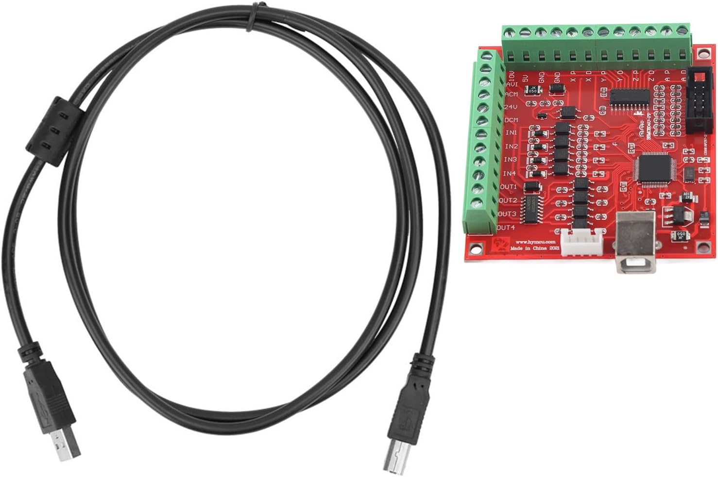 CNC Break Out Board 100Khz High Speed USB Motion Controller for Stepper Motor and Servo Drive Support Four Shaft Linkage Automatic Tool Detection