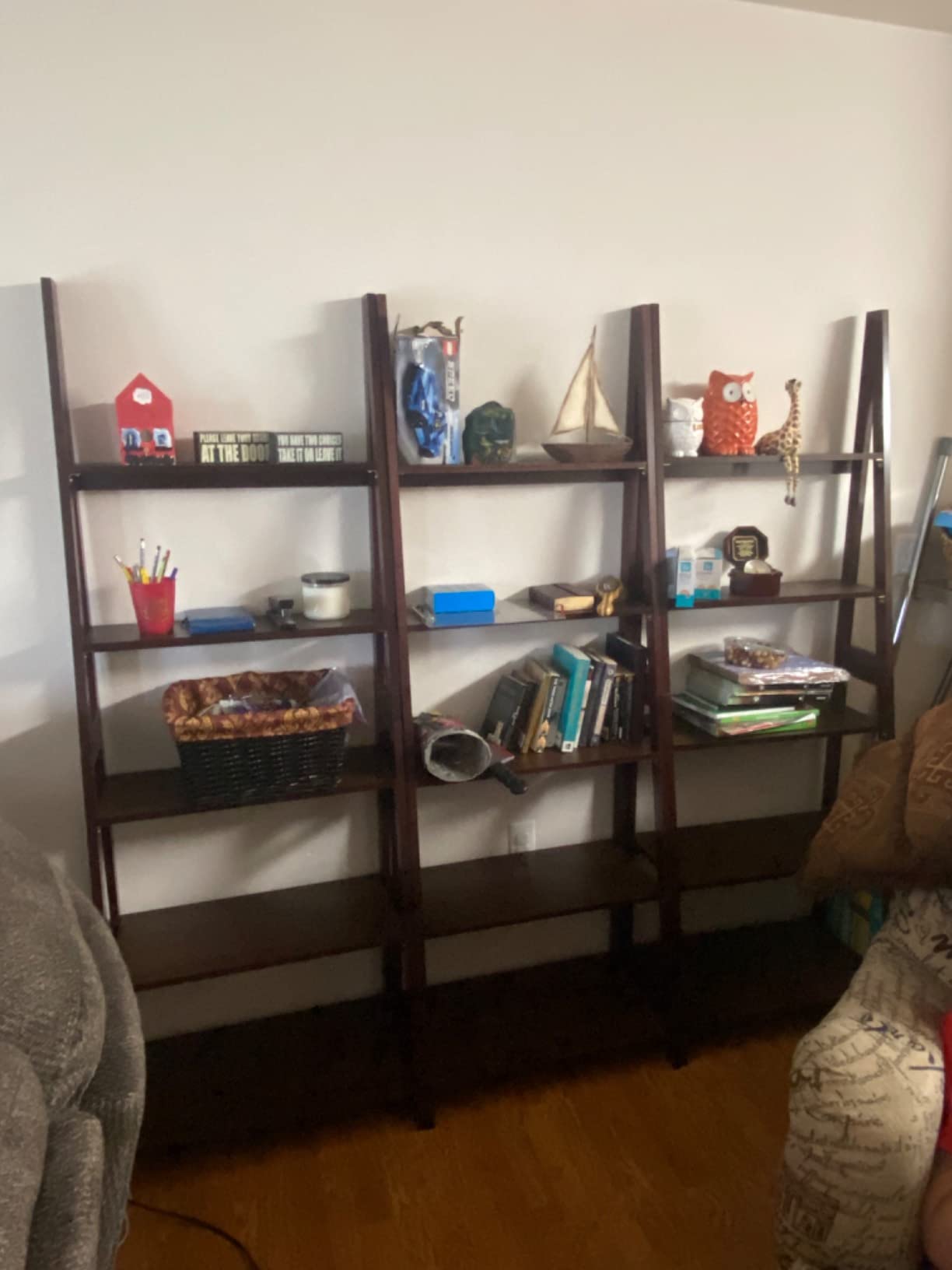 12/mo Finance Amazon Basics Modern 5Tier Ladder Bookshelf Organizer