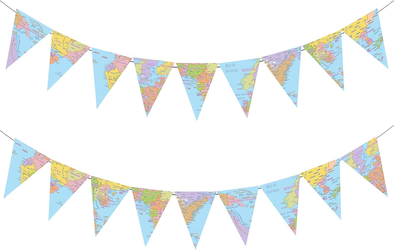 Travel Themed Party Banners,Let The Adventure Begin Decorations,Going Away Farewell Party Banners for Travel Party/Retirement Parties