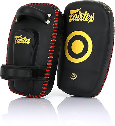 Miniatura 4 de Fairtex KPLC6 Muay Thai Kickboxing - Almohadillas tailandesas curvadas pequeñas