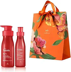 Kit Presente Tododia Natura Morango e Baunilha Dourada Sacola de Presente (2 Produtos)
