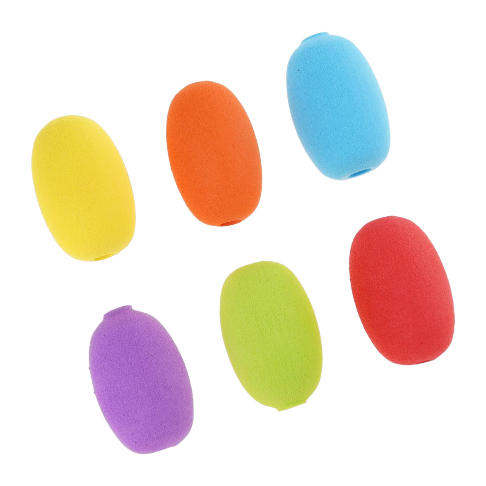 alloneslife 6Pcs Pencil Holder Grips for Pens Pencils Ergonomic Writing Aid Foam Pen Grips for Children Preschooler Toddler Exam Writing Stabilizer