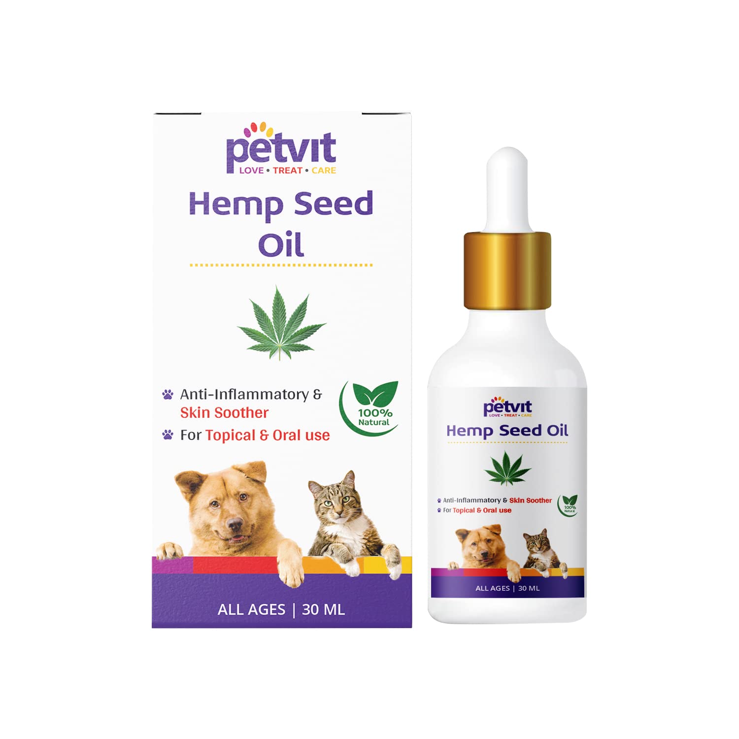 Petvit Hemp Seed Oil for Dogs | Omega-3 6 Fatty Acids Joint Support Skin & Coat Health | All-Natural Hemp Oil for Dogs | 30 ML | (B0BLZ7BFNV) Amazon Price History, Amazon Price Tracker